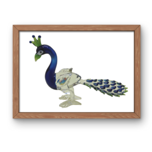 Peacock sculptures and showpieces